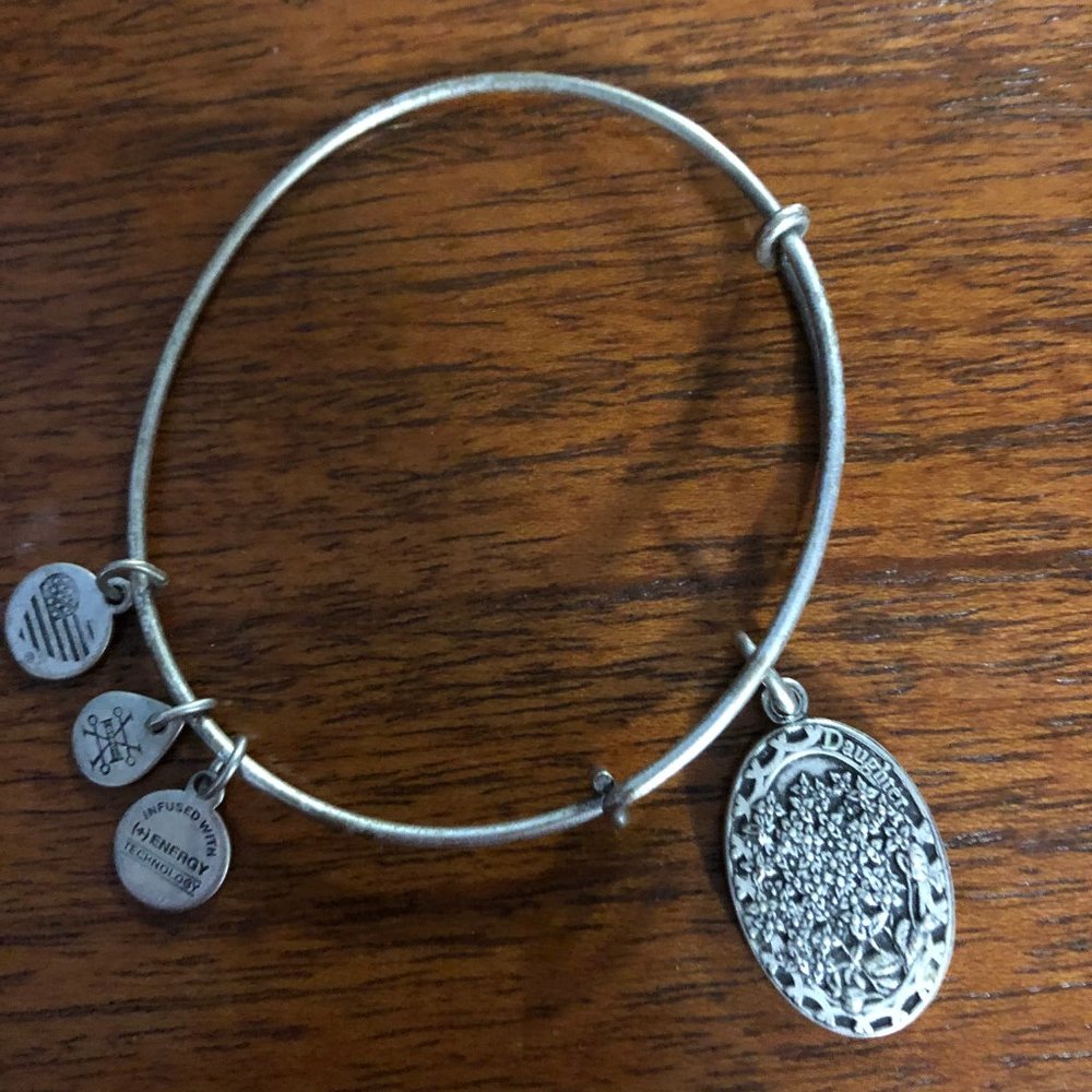 Alex and Ani silver "Daughter" Bracelet